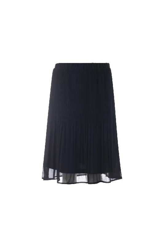 Mini Pleat Chiffon Skirt | BLACK | 8542AR