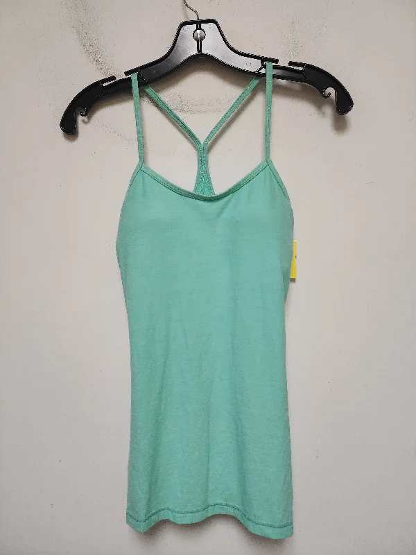 Athletic Tank Top By Lululemon In Green, Size: 10