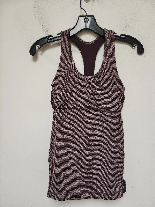 Athletic Tank Top By Lululemon In Purple, Size: S