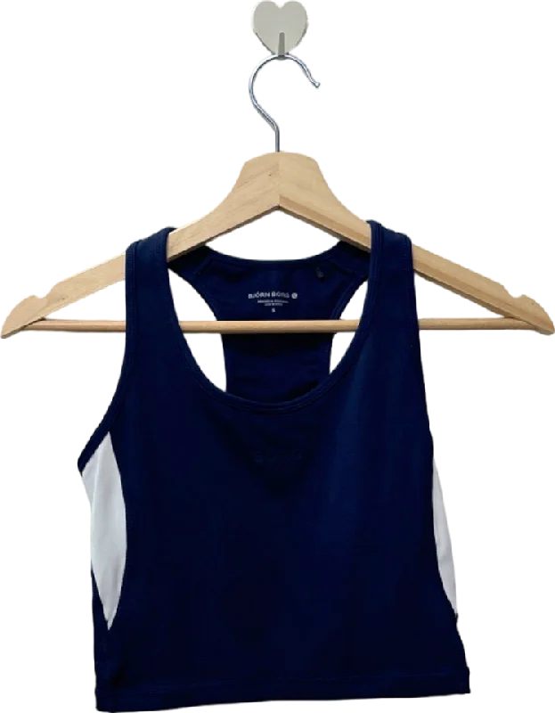 Björn Borg Navy Borg Crop Tank Small