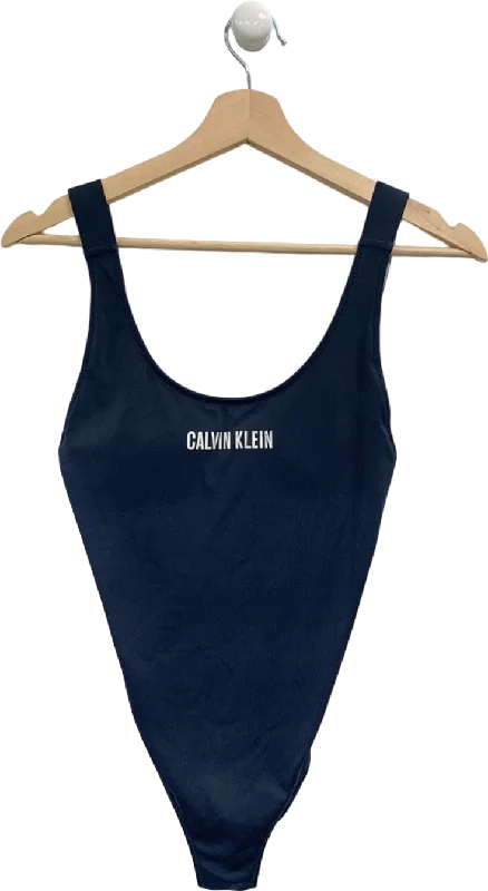 Calvin Klein Black Swimwear One-Piece UK S