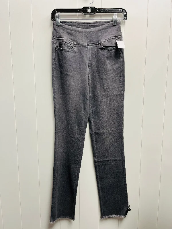 JEANS SKINNY BELLE BY KIM GRAVEL in GREY, Size: 0