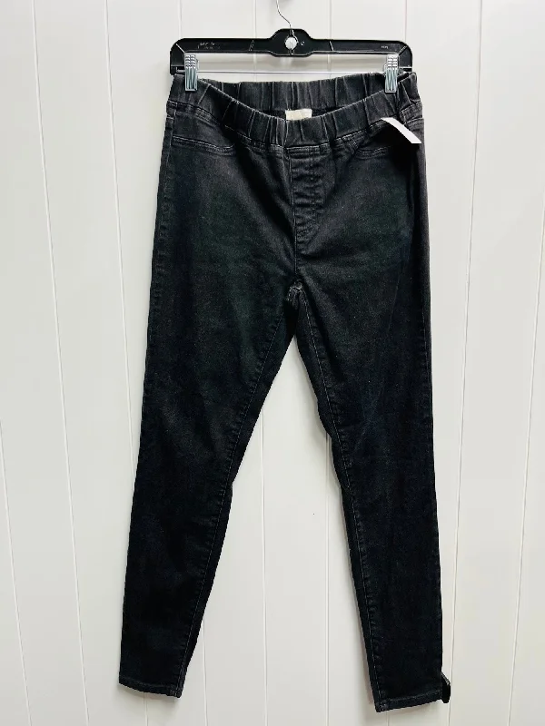 JEANS STRAIGHT EILEEN FISHER in BLACK, Size: S