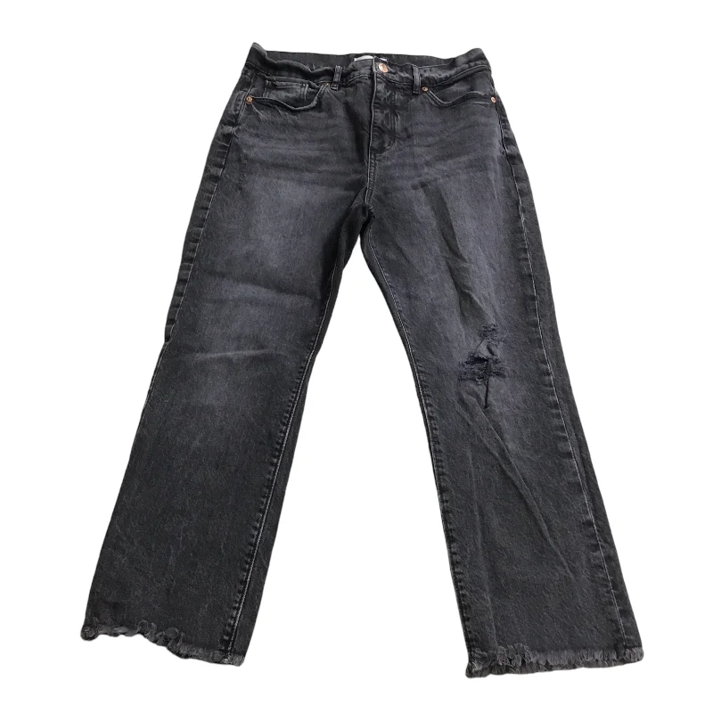 Jeans Straight By Loft In Grey, Size: 6