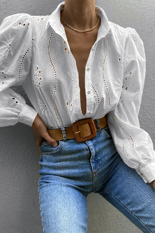 KNOWLES BLOUSE - WHITE