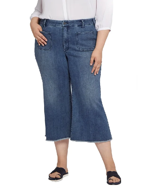 NYDJ Patchie Caliente Wide Leg Jean