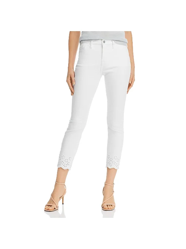 Womens Denim Skinny Ankle Jeans