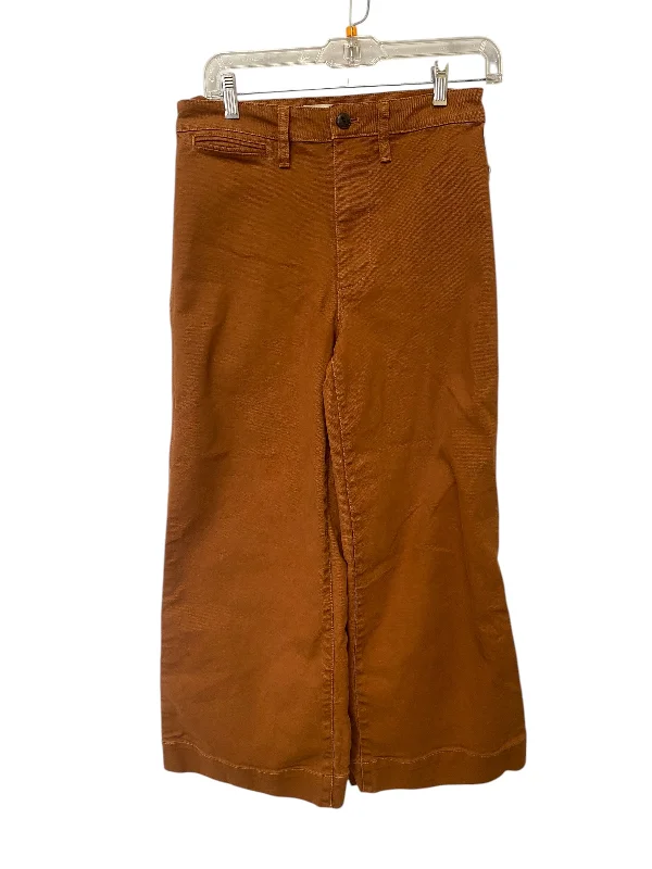 Pants Corduroy By Madewell In Orange, Size: 4