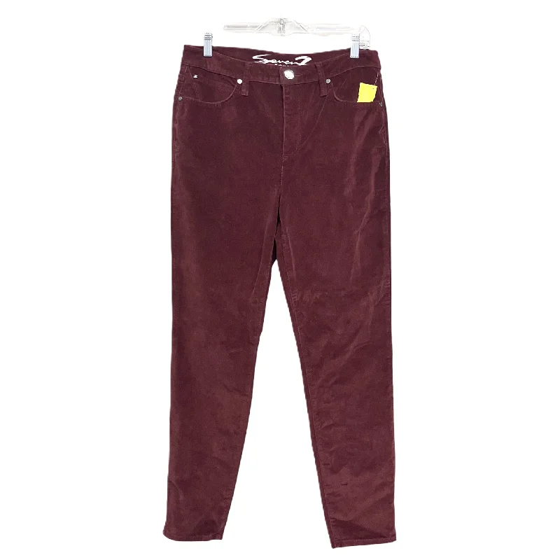 Pants Corduroy By Seven 7 In Red, Size: 10