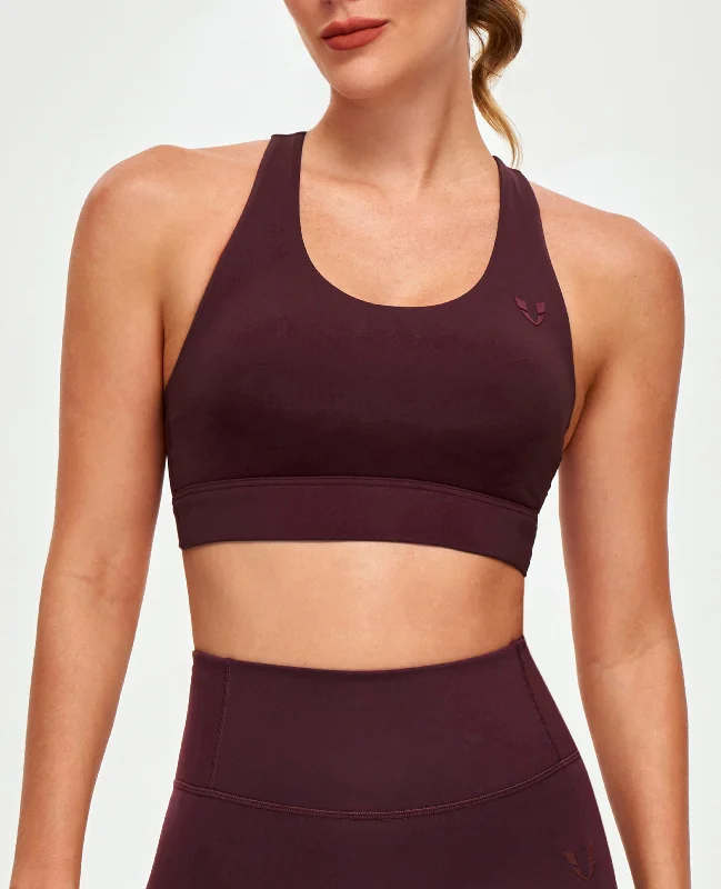 Energy Sports Bra - Wine Red