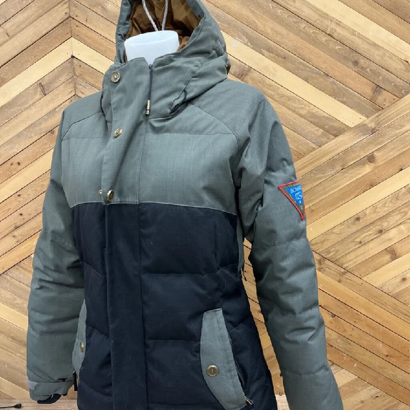 Bonfire - Women's Gold Collection Ski Jacket - MSRP $260: Black/Grey/Brown-women-MD