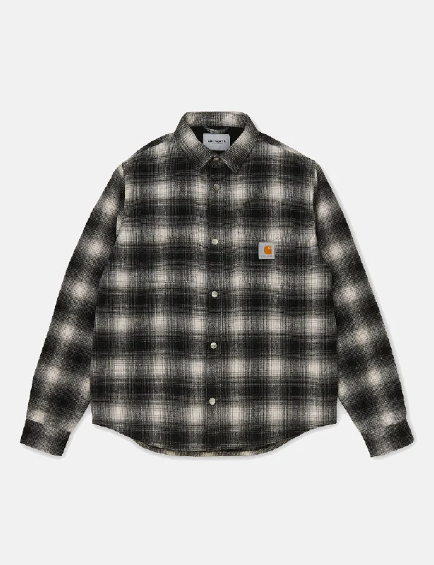 Carhartt-WIP Lashley Check Shirt Jacket - Black