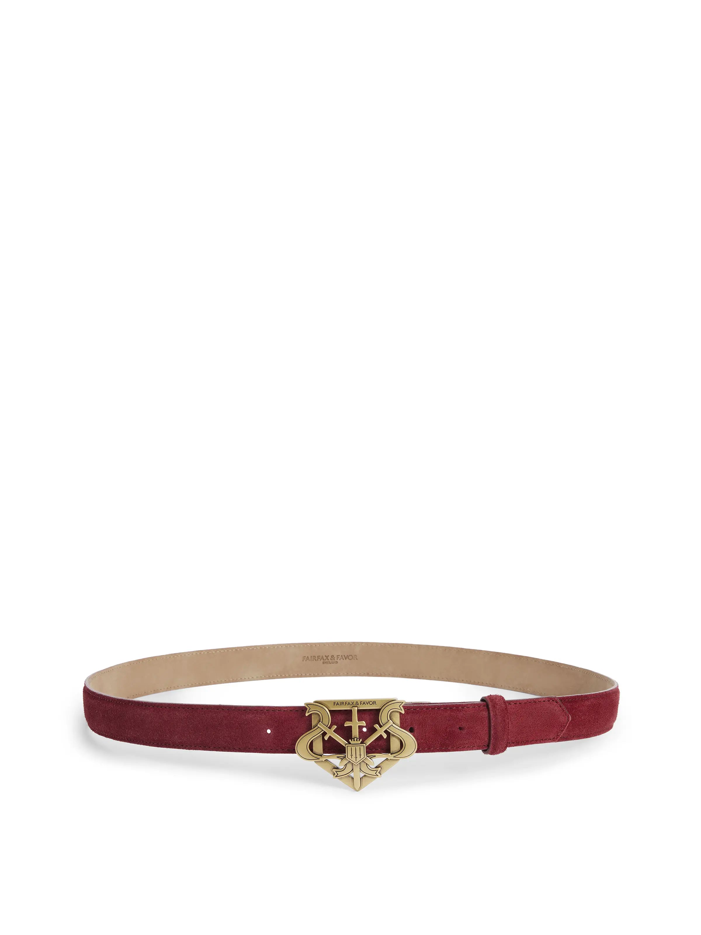 Clarence Belt - Ruby Suede