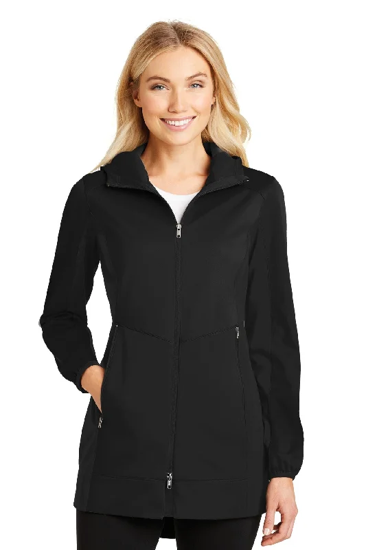 Port Authority Ladies Active Hooded Soft Shell Jacket. L719