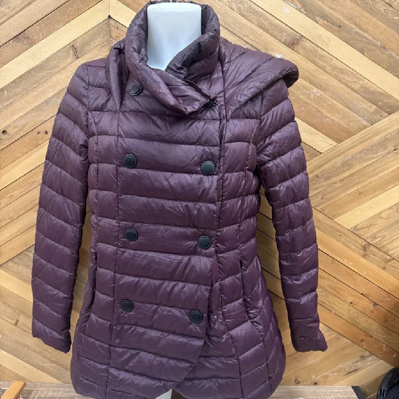 Soia & Kyo - Women's Button Up Down Jacket - MSRP $545: Plum Purple-women-MD