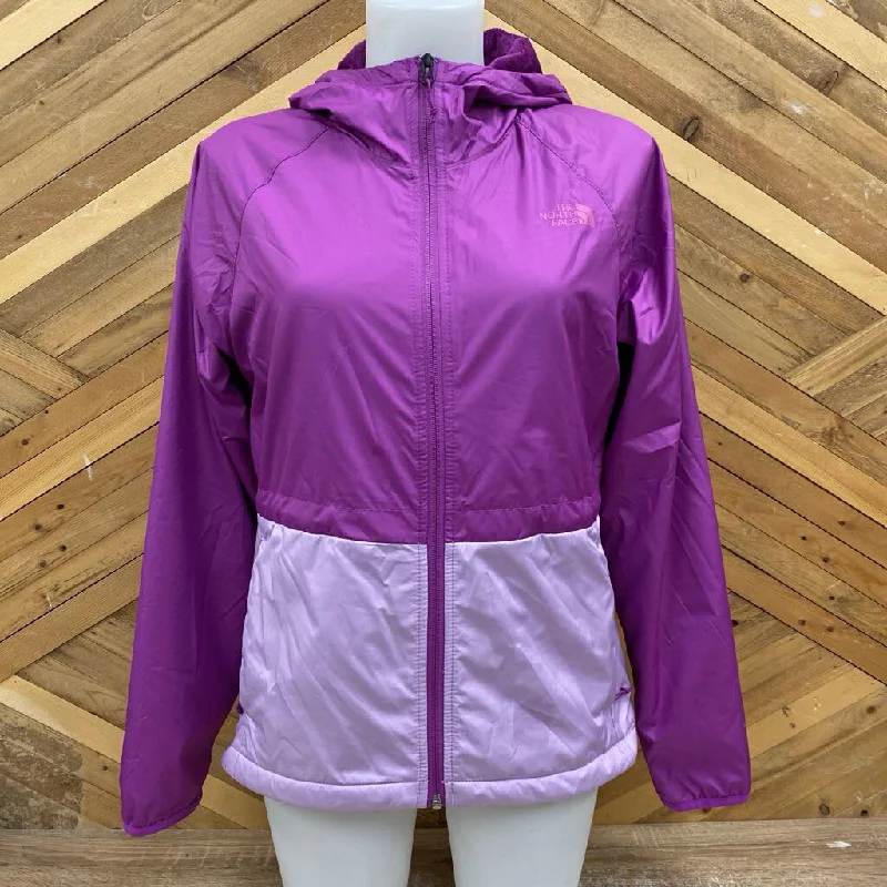 The North Face - Women's Shelbe-Lito Fleece-Lined Windbreaker Jacket - MSRP $175: Pink/Purple-women-SM