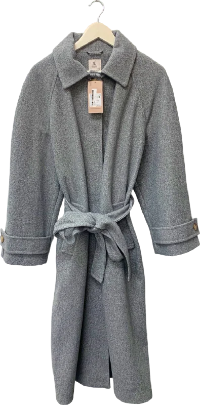 Tu Grey Belted Coat UK 18