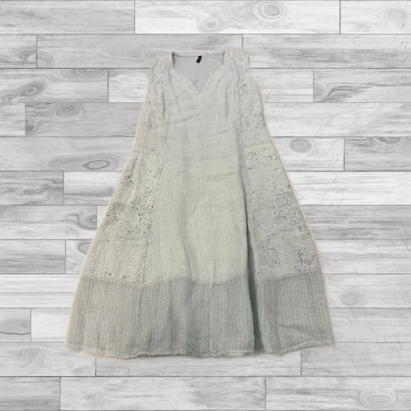 Dress Casual Midi By Cmc In Grey, Size: L