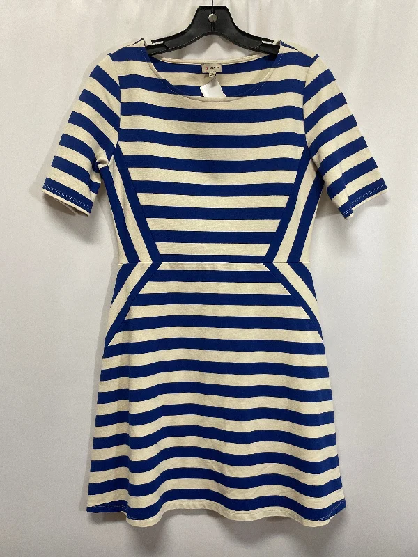 Dress Casual Midi By Cremieux In Blue, Size: M