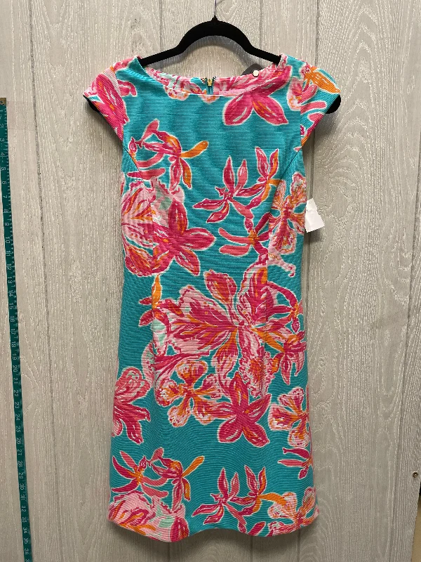 Dress Casual Midi By Lilly Pulitzer In Geometric Pattern, Size: S