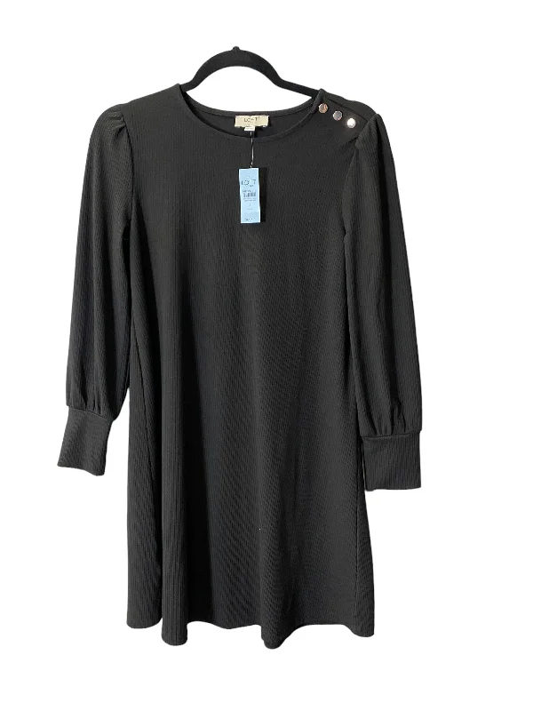 Dress Casual Midi By Loft In Black, Size: S