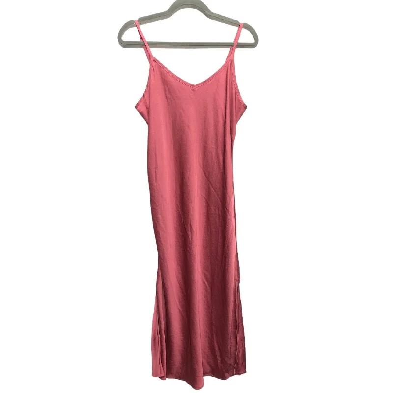 Dress Casual Midi By Nic + Zoe In Pink, Size: M