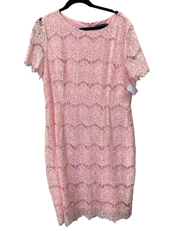 Dress Party Midi By Preston And New York In Pink, Size: Xl