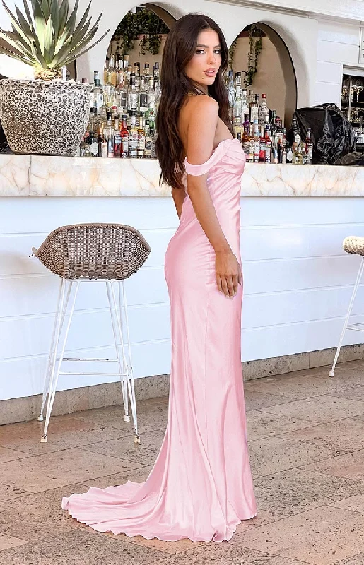 Delanie Pink Maxi Dress