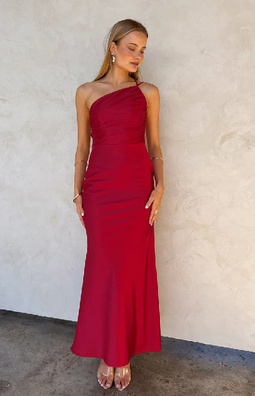 Tina Red Formal Maxi Dress