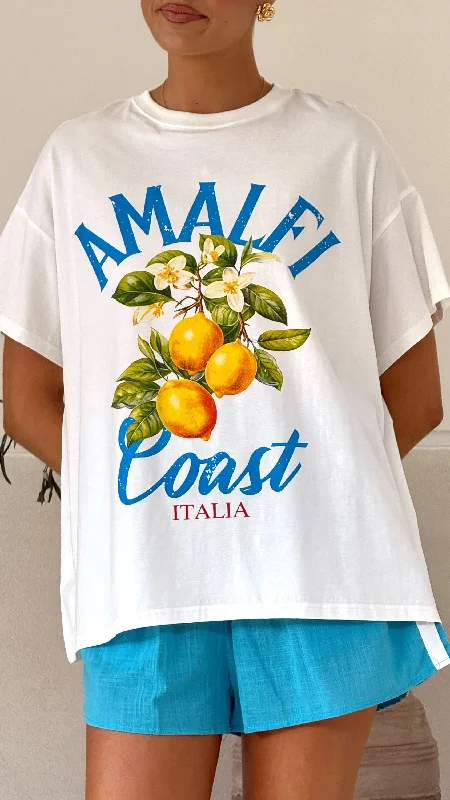 Amalfi Coast Shirt and Shorts Set - Blue