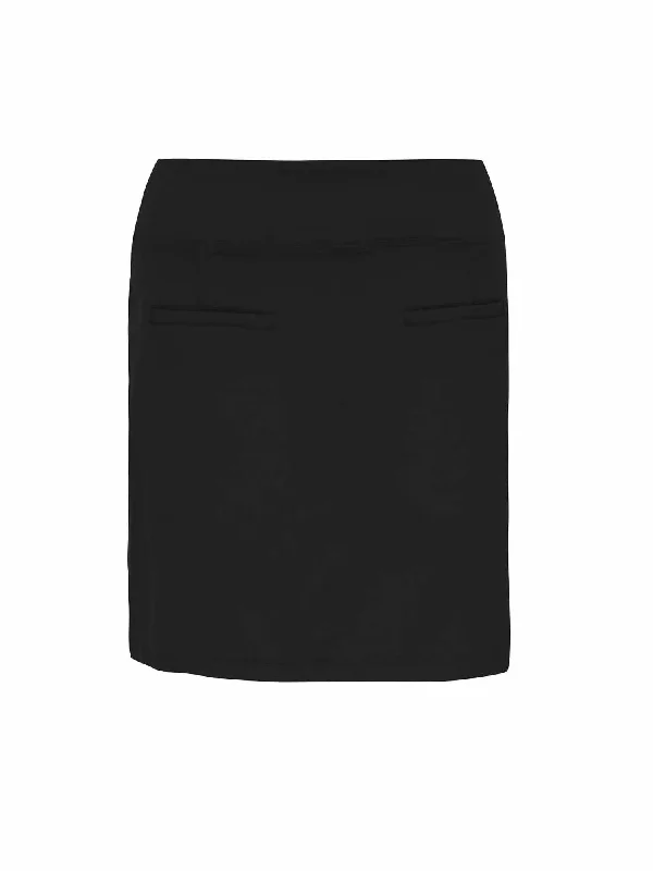 Mini Skort In Black