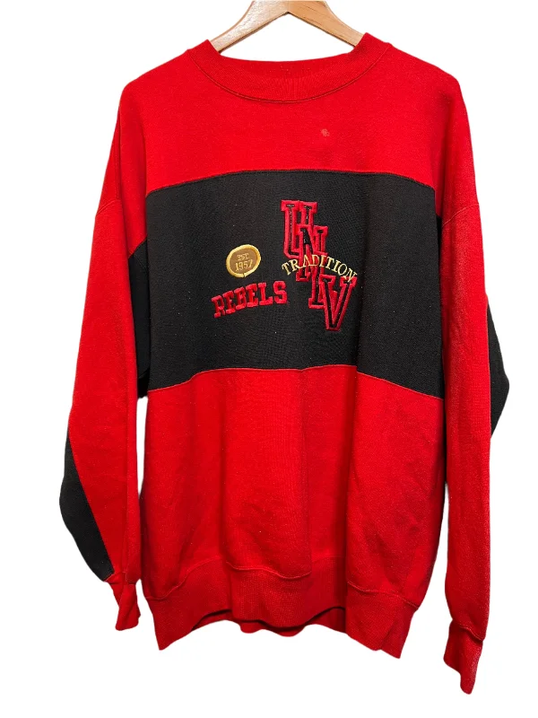 UNLV Rebels Black and Red Sweatshirt (Size XL)