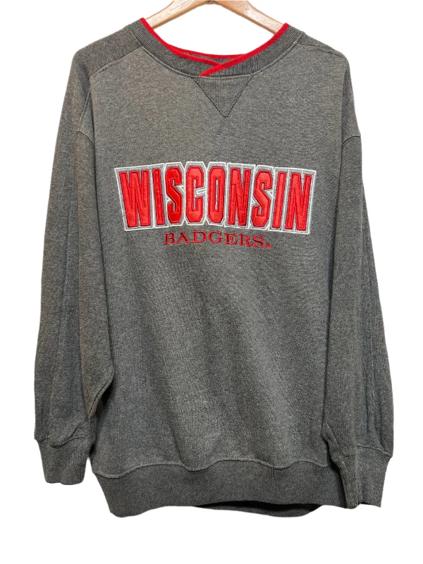 Wisconsin Badgers Mens Grey Sweatshirt (Size XL)